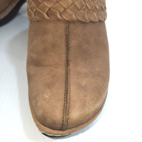 Sofft Car110 Women's Tan Leather Sock Lining Clogs Size 7 - Picture 5 of 10